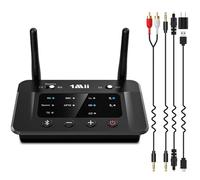1Mii B03 Émetteur Récepteur Bluetooth 5.3, Transmetteur Recepteur Bluetooth aptX HD Adaptateur Bluetooth 5.3 aptX Faible Latence pour TV PC, Optique Digital RCA AUX 3.5mm