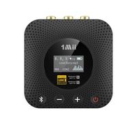 1Mii B06HD+ Recepteur Bluetooth 5.3 LDAC Adaptateur Bluetooth pour Chaine Hi-FI avec Contrôle du Volume sur Écran OLED, DAC Audiophile Intégré, and aptX Faible Latence