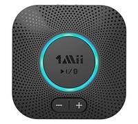 1Mii B06S Recepteur Bluetooth 5.3 pour Système de Streaming Musical, Adaptateur Audio sans Fil Hi-FI pour Recepteur Stéréo avec aptX HD aptX à Faible Latence, Recepteur avec Contrôle du Volume