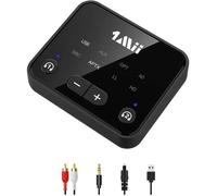 1Mii B06T6 Émetteur Bluetooth 5.3 TV - aptX Low Latency/HD, Double Connexion, 30m, Optique/USB/AUX/RCA.