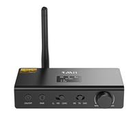 1Mii HiFi Émetteur-Récepteur Bluetooth pour TV, Adaptateur Bluetooth 3-en-1 avec DAC, Audio Hi-Res LDAC, aptX HD & LL, Émetteur Audio pour 2 Casques, Haut-parleurs, Système Hi-FI, Écran OLED - DS700