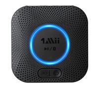 1Mii Récepteur Bluetooth 5.0, Adaptateur Audio Bluetooth Hi-FI pour Haut-Parleur avec AUX 3,5 mm Jack/RCA, récepteur Audio sans Fil avec 3D Surround AptX LL pour stéréo, Longue portée
