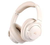 1Mii Y8+ Casque Bluetooth 6.0 sans Fil Anti Bruit, Réduction de Bruit Active Hybride, Son 100H d'Autonomie, LDAC Hi-Res Audio, Bass Boost, EQ Personnalisé Via App, Confortable Over-Ear Beige