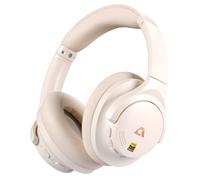 1Mii Y8+ Casque Bluetooth sans Fil à Réduction de Bruit Active Hybride, Son LDAC Hi-Res Audio, 75H d'Autonomie, EQ in App, Confortable et Pliable Casque Over-Ear - Blanc Crème