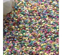 1mm 2mm Glitter Sequin Plat Rond Dot Paillettes Paillettes Nail Arts Manucure Décor Mariage Confettis DIY Artisanat Accessoires 10g-mix gold,2mm
