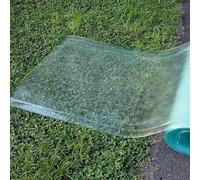 1mm Feuille de Plexiglass Souple, Transparent Plaque Polycarbonate pour Serre Jardin, Panneaux Panneau de Toit Sunshine en Fibre de Verre pour Auvent Extérieur Carport Remplacement(70x1000cm)