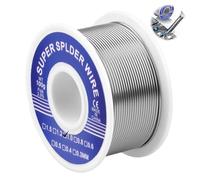 1mm Fil de Soudure, 100g Fil Étain à Souder avec Noyau de Colophane Etain a Souder Electronique Bobine d'étain à Souder Avec Flux pour Soudure la électrique Réparation