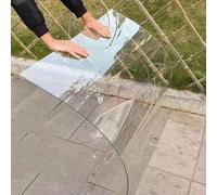 1mm Plaque Polycarbonate,Feuille de Toiture en Plastique,Panneau for Serre,Imperméable/Anti-UV,pour Auvent Extérieur Carport Cold Frame Remplacement,0.5/0.6/0.8/1/1.22/1.56m(1x20m(3.3*65.6ft))