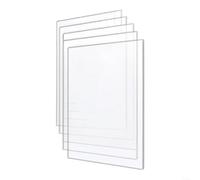 1mm Thick Acrylic Sheet Set 5pcs for Picture Frames(5x7inch) | 5-pack value set, 1mm thickness, pour crystal clear transparency, pour ideal for framing, lightweight alternative to glass