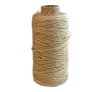 1mm x 100m Natural Brown Linen Rope, Natural Coloured Thin Linen Rope, Binding Linen Wire, for Gift Wrapping, Floral Decoration, Gardening Projects, DIY Creations