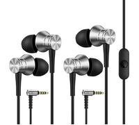 1MORE 2 Pack Écouteurs Piston Fit E1009, Écouteurs Intra-Auriculaires filaires, Casque avec Microphone et Contrôle du Volume, câble Jack 3,5 mm