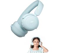 1MORE Casque sans Fil pour Enfants, Mini Écouteur d'Étude De Protection Auditive Sonoflow, Casque Bluetooth Supra-Auriculaire, Casque pour Enfants, Volume Sûr 75/85/90Dba, 65 Heures De Lecture (Bleu)