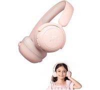 1MORE Casque sans Fil pour Enfants, Mini Écouteur d'Étude De Protection Auditive Sonoflow, Casque Bluetooth Supra-Auriculaire, Casque pour Enfants, Volume Sûr 75/85/90Dba, 65 Heures De Lecture (Rose)