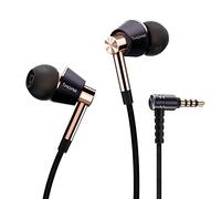 1MORE Triple Driver Ecouteur E1001 in Ear Headphones Intra-auriculaire très Haute résolution Casque avec Microphone intégré et Bouton télécommande Multifonctions