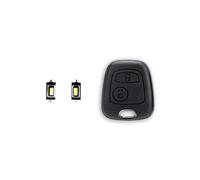 1neiSmartech Coque Coque Coque 2 Touches télécommande Compatible avec Toyota Aygo - Citroen C1 C2 C3 C4 - Peugeot 107 207 307 + Deux Micro Boutons sans transpondeur ni électronique
