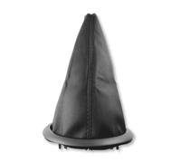 1neiSmartech Housse de levier de vitesse, roue, cadre extérieur noir Compatible avec Citroën C3 2003-2009, OEM 2403CV, 1606400280, 7589T8, 7589V0