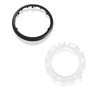 1neiSmartech Kit Bague de rétention et Cadre extérieur noir Châssis pour Soufflet Tige de vitesse Compatible avec Citroen C3 2003-2009 et C2 2003-2010, Oem 7589T8, 7589V0