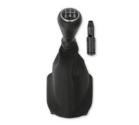 1neiSmartech Kit pommeau de levier de vitesse 5 vitesses, casque en simili cuir, compatible avec Peugeot 207 2006-2012, 307 2001-2008, 308 2007-2014, 607