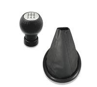 1neiSmartech Kit pommeau levier de vitesses 5 vitesses casque coutures noires et virole compatible avec Suzuki Swift 2005-2010, SX4 2007-2013, Alto 2009-2014, compatible avec OEM 28113M75J21-GJL, pour