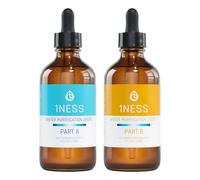 1ness Kit de dioxyde de chlore | Lot de 2 liquides classiques 1:1 | Acide citrique 50 % : solution de sodium 28 % | 1 solution A de 113,4 g + 1 solution B de 113,4 g