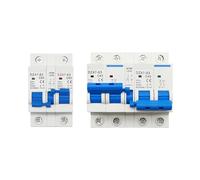 1P+1P 2P+2P AC Dual Power Manual Transfer Interlock Circuit Breaker Din Rail Isolating Discounnecting Switch 40A 63A AUOQKQUT(2P 2P,6A)