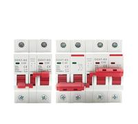 1P+1P 2P+2P MTS AC Dual Power Manual Transfer Interlock Circuit Breaker Din Rail Isolating Discounnecting Switch MCB 40A 63A NWPNLXEA(1P 1P,16A)