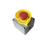 1P 22mm Emergency Stop Reset Momentary Push Button With Aluminun Shell For Lift Elevator Control NWPNLXEA