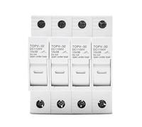1P 2P 3P 4P 1100V DC Fuse Holder 10 * 38mm High Voltage PV TOPV-32X Base Photovoltaic System Protection Protector gPV NEW(3P With LED)