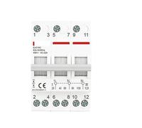 1P 2P 3P 4P 40A 63A 125A Din Rail modulaire double puissance commutateur de transfert manuel isolant interrupteur de déconnexion disjoncteur