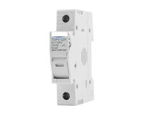 1P 2P DC Fuse Holder 10 * 38mm High Voltage Solar PV 1100V TOPV-30 Base Photovoltaic System Protection Protector gpV AUOQKQUT(1P Without LED)