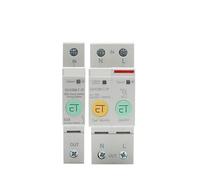 1P 2P Smart Power Consumption kWh Meter Circuit Breaker Time Relay Switch Leakage Voltage Protection CZAOINCU(WIFI 1P)