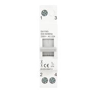 1P 40A 63A AC230V 50/60Hz Din Rail Modular MTS Dual Power Manual Transfer Switch Isolating Discounnecting Switch Circuit Breaker(40A)