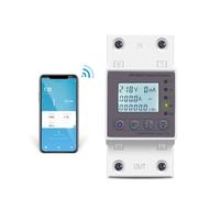 1P+N 63A Smart Switch smartlife Meter Kwh Metering Circuit Breaker Timer with voltage current and leakage protection CZAOINCU(WIFI 63A)