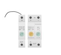 1P+N Din Rail Smart Meter Power Consumption Circuit Breaker Switch Relay Voltmeter for Smart Home BIANMTSW(1P-N)