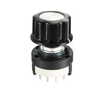 1P12T 1 Pole 12 Throw 1Deck Band Channel Rotary Switch Selector with Plastic Knob