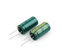 1Pack Aluminum Electrolytic Capacitor Low Capacitors 6.3V 10V 16V 25V 35V 50V 63V 100V 400V 450V Assorted Capacitors DIY EKFBQBGW(400V33UF 250Pcs)