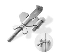 1Pack Argent Nouveau Modèle Serrure de Porte Portable de Voyage Brouilleur Porte