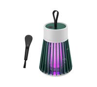 (1pack,Green)Foldable Electric Mosquito Killer Fly Swatter Trap USB Rechargeable Mosquito Racket Insect Killer with UV Light Bug Zapper