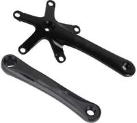 1Pair 170mm Mountain Road Bike Alliage Une manivelle pièces de réparation (noir)