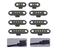 1pair 2/3 / 4 / 5p 12V 1A connecteur de Broche pogo magnétique étanche pogopin mâle Femelle 2.5mm Ressort Charge DC Prise d'alimentation 60g Force élastique (2Pin)