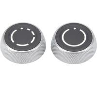1Pair -Bouton de contrôle du volume radio gauche droite sensible bouchons multimédia de remplacement pour Boxster Cayman 911