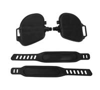 1pair exercice vélo pédales anti-glissement motif de vélo de vélo d'exercice portable avec sangle réglable pour vélo stationnaire (9/16in Thread)