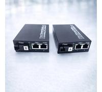 1Pair Lot de 2 Convertisseur Fibre Ethernet, Convertisseur de Média SFP Inclus,