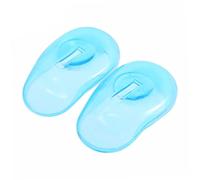 1pair transparent en silicone couvre-oreille colorant capillaire Bouclier protéger le salon du salon étanche bouclier anti-tas