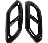 1Pair Tuyau d'Echappement Couverture Décorative Forte Protection Voiture Remplacement pour Benz GLC -classe X254 AMG Line Gllossy Noir
