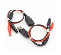 1pair USB Crocodile wire Male/female to USB tester Detector DC Voltage meter ammeter capacity power meter
