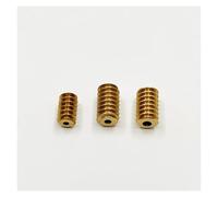 1PC 0.5 Modulus 6mm Metal Brass Worm Gear Copper Transimission Gear 2.28MM electronic starter Shaft Axis Hole RUAJOGYNVM