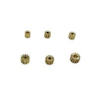 1PC 0.5 Modulus 8T 9T 10T 12T 14T Metal Copper Brass Gear Pinion Transmission Gear Fit 2mm 2.3mm 3.17mm electronic starter Shaft ICXLPMC(12T 2.3mm)