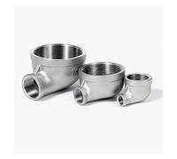 1PC 1-1/2" TO 1/2" BSP Female Thread Reducer 90 Degree Elbow 304 Stainless Steel Angled Plumbing Adapter