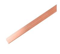 1pc 1/1. 5/2/3/4/5 Mm épaisseur bande de cuivre 99% pur feuille de métal violet Cu barre plate 250mm longueur industrie bricolage plaque for CNC(2x10x250mm)